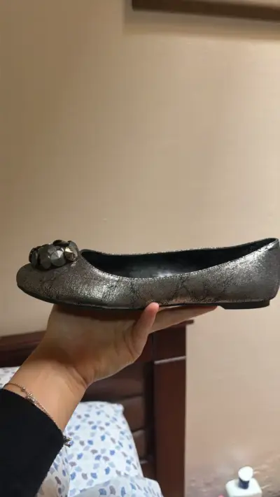 Zapatos planos con adorno brillante talla 37 - miniatura 2