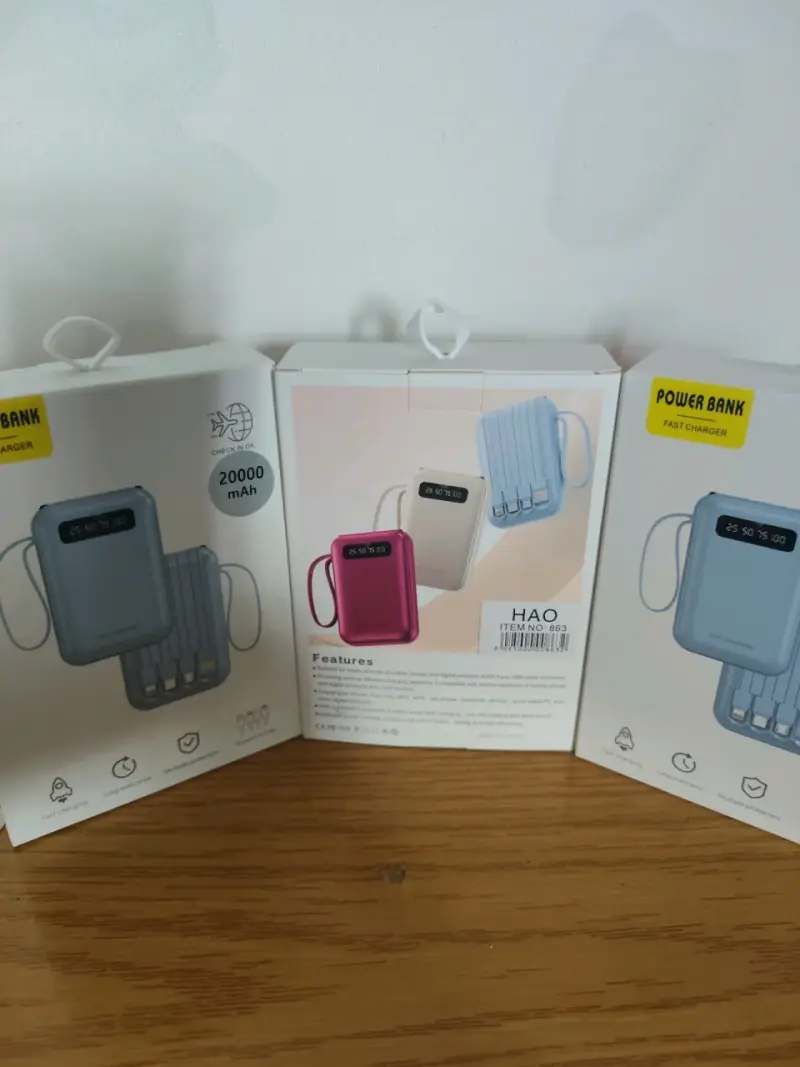 Power Bank 20000mAh con Carga Rápida - 1