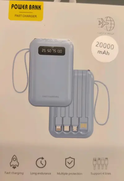 Power Bank 20000mAh con Carga Rápida - miniatura 2