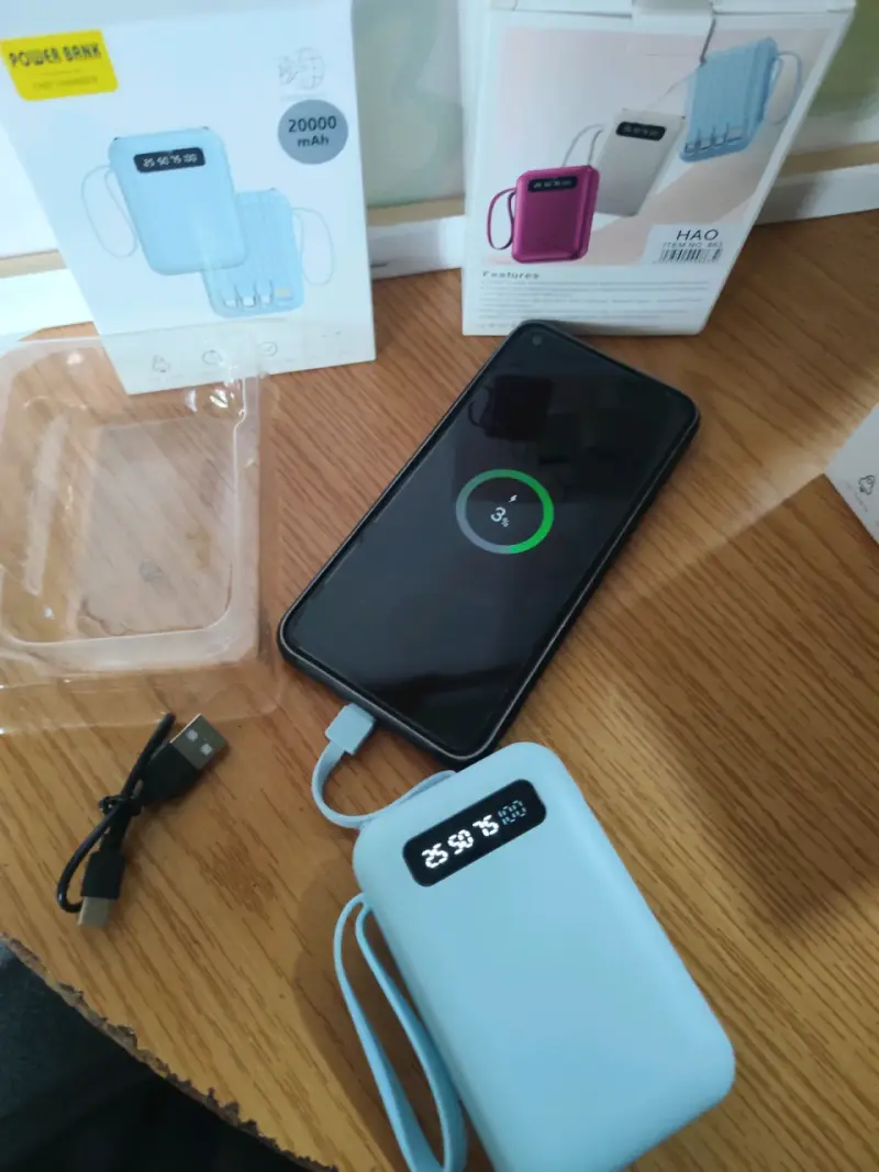 Power Bank 20000mAh con Carga Rápida - 5