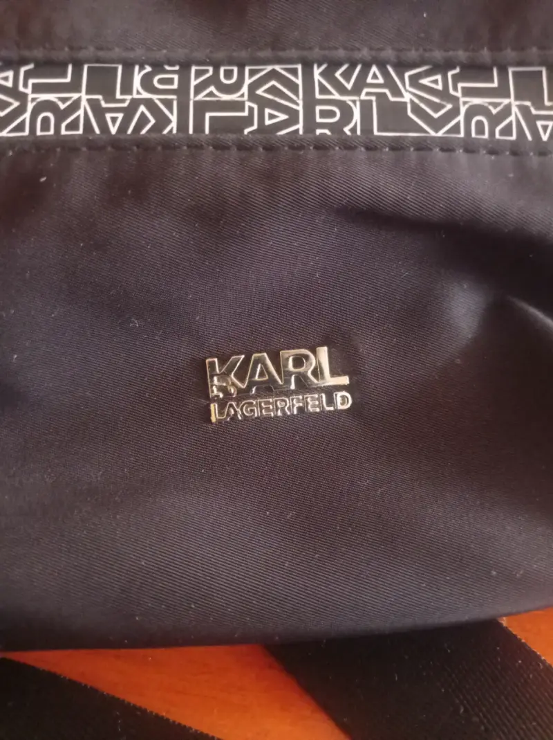 Riñonera Karl Lagerfeld Negra de Poliéster - 1