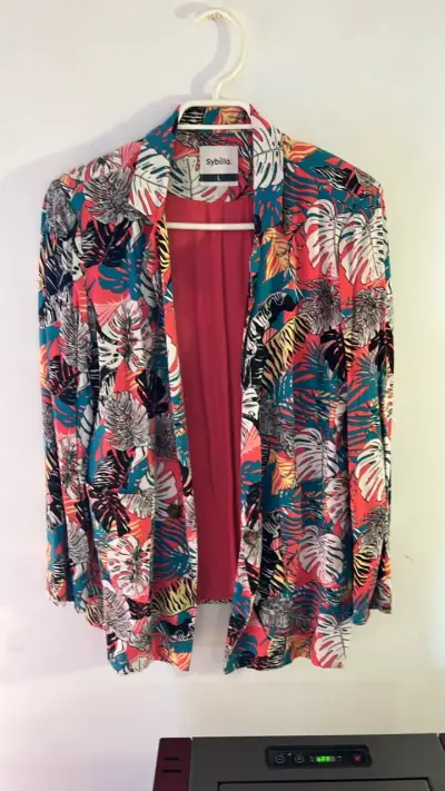 Blusa estampada tropical Sybilla talla L - miniatura 1