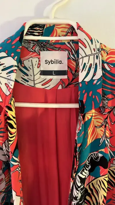 Blusa estampada tropical Sybilla talla L - miniatura 2