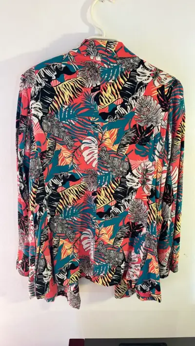Blusa estampada tropical Sybilla talla L - miniatura 3