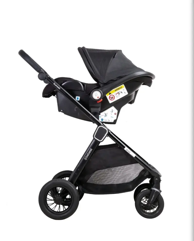 Coche Cuna Travel System Bebesit Negro - 2