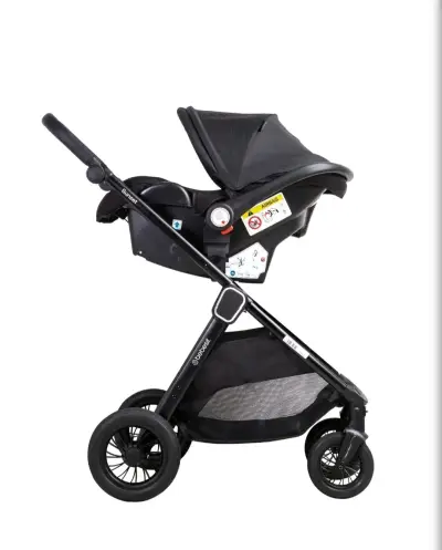 Coche Cuna Travel System Bebesit Negro - miniatura 2