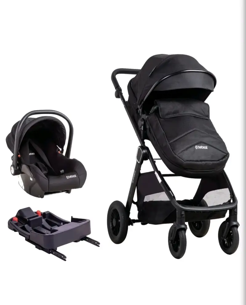Coche Cuna Travel System Bebesit Negro - 3