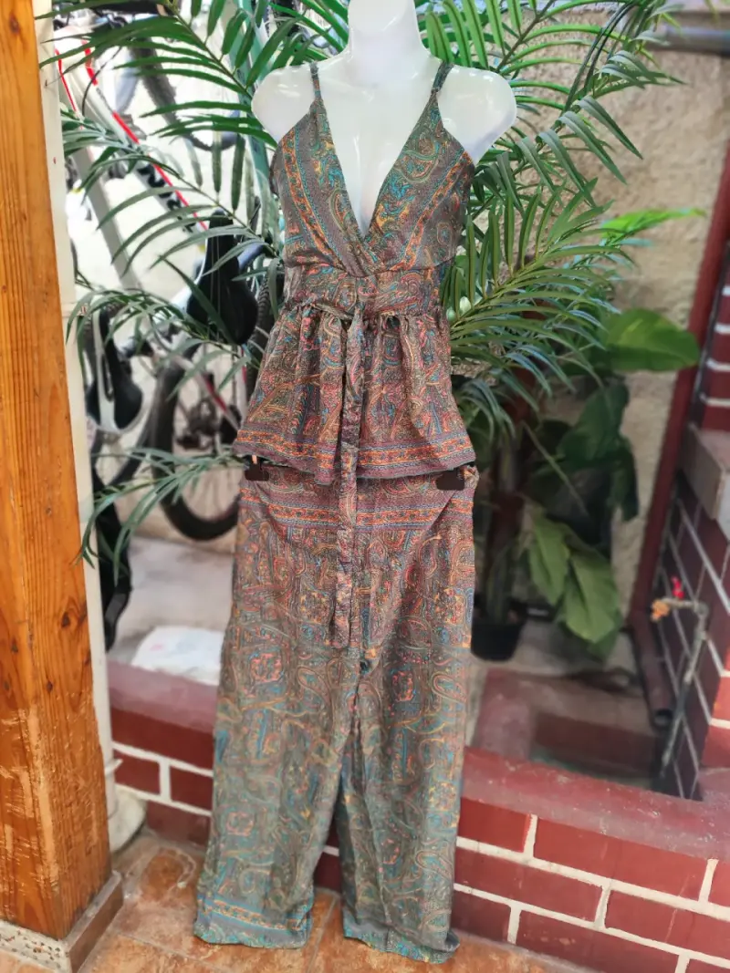 Jumpsuit estampado bohemio para mujer - 3