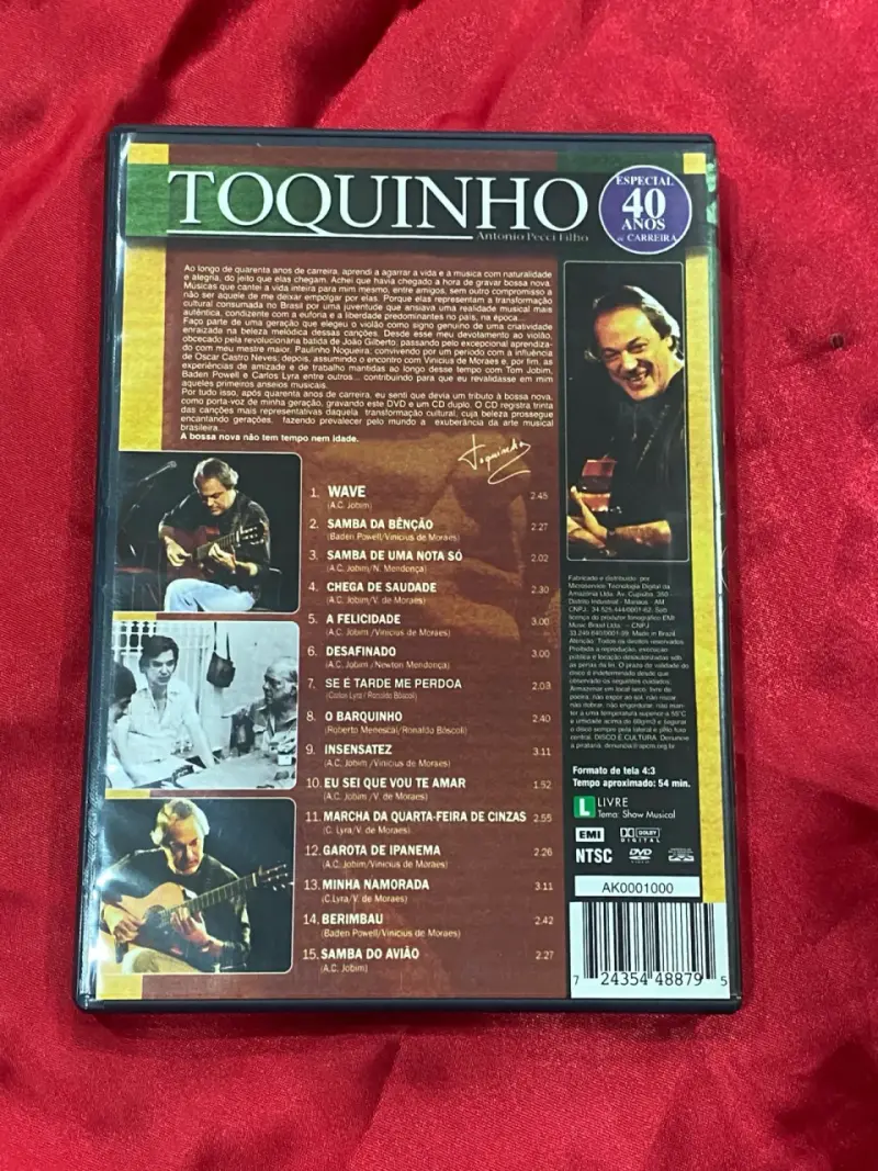 2 DVD Toquinho y Jobim Vinicius en🍀10000🍀 - 3