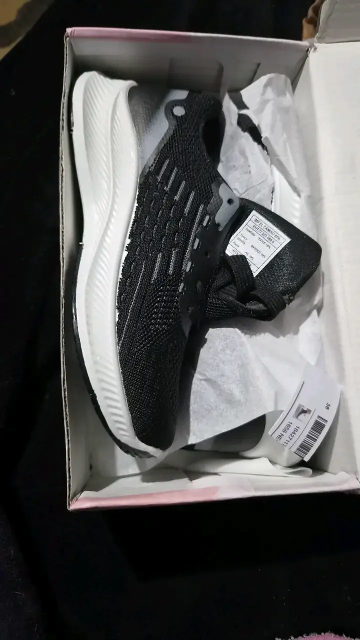 Zapatillas deportivas negras para mujer talla 38 - 1