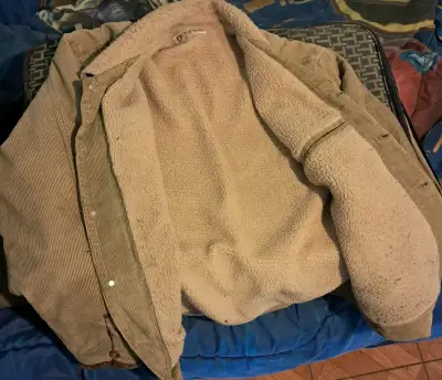 Chaqueta de pana con forro de lana sintética - miniatura 1
