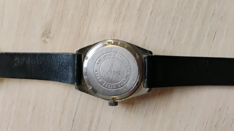 Reloj de pulsera Heros clásico con correa negra - 4