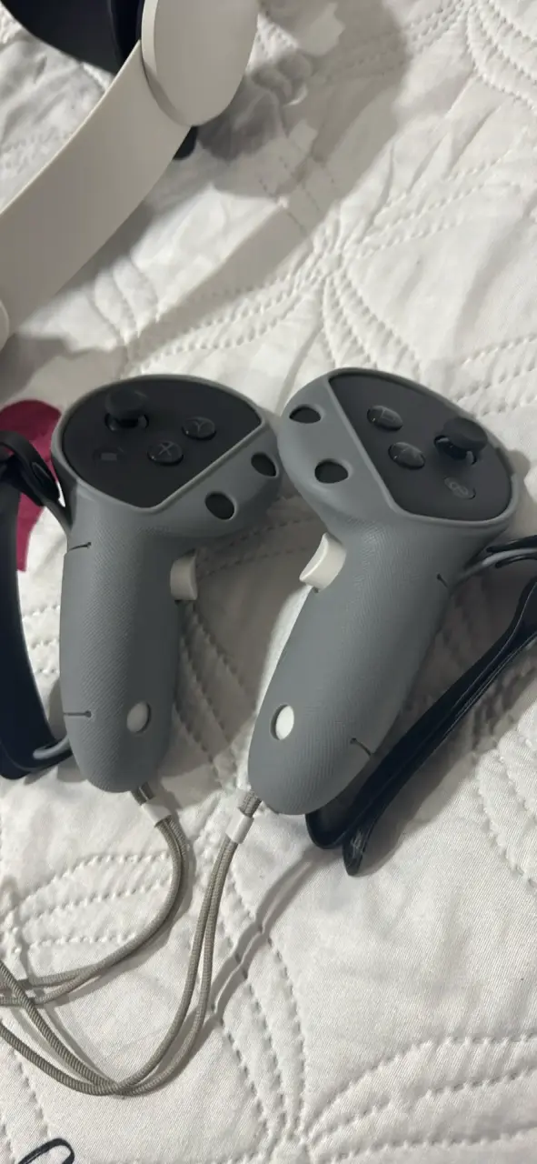 Set de controladores VR con visor blanco - 1