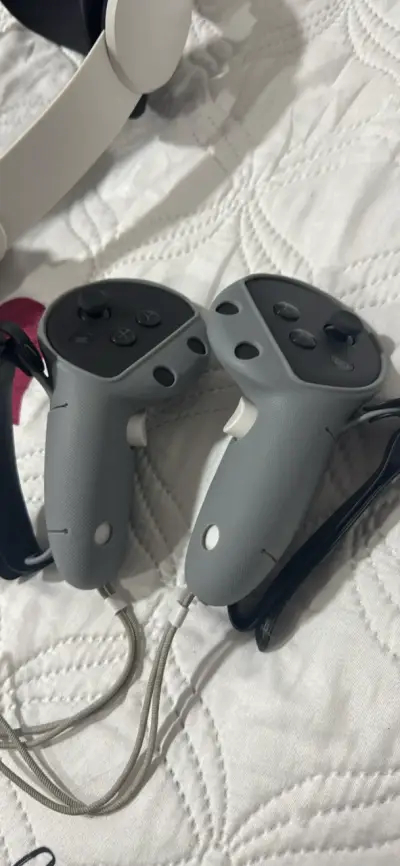 Set de controladores VR con visor blanco - miniatura 1