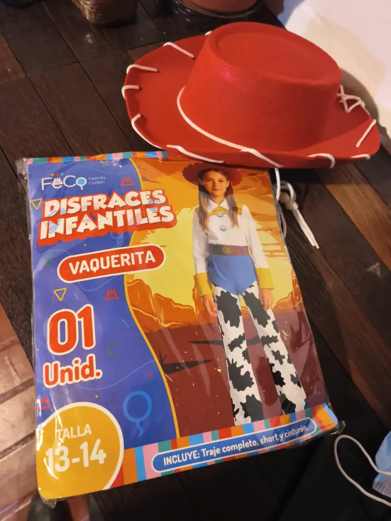 Disfraz Infantil de Vaquerita Talla 13-14 - 1