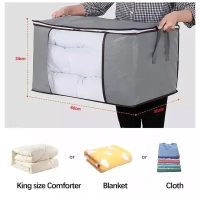 Pack 3 Bolsas Organizador Almacenamiento De Ropa - miniatura 4