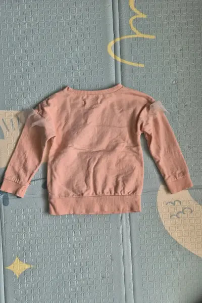 Poleron de niña rosa con diseño de ratón - miniatura 3