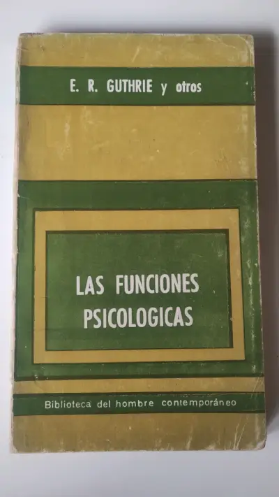 Libro 'Las Funciones Psicológicas' de E.R. Guthrie - miniatura 1