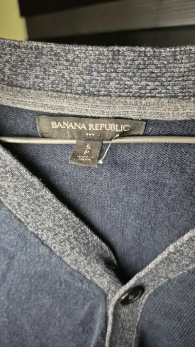 Cardigan Banana Republic gris oscuro para mujer - miniatura 2