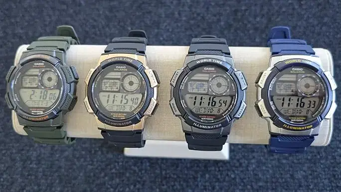 Reloj pulsera digital Casio AE-1000W-2A - 5
