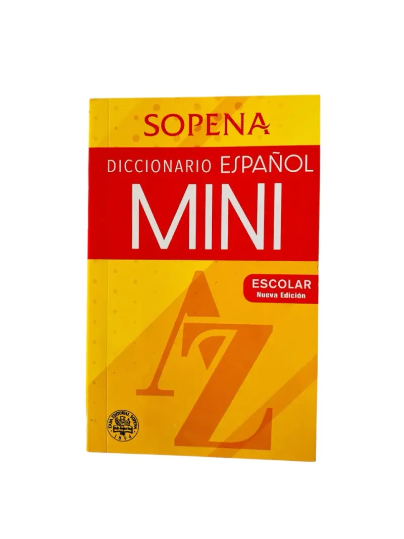 Diccionario Español Mini Sopena Escolar