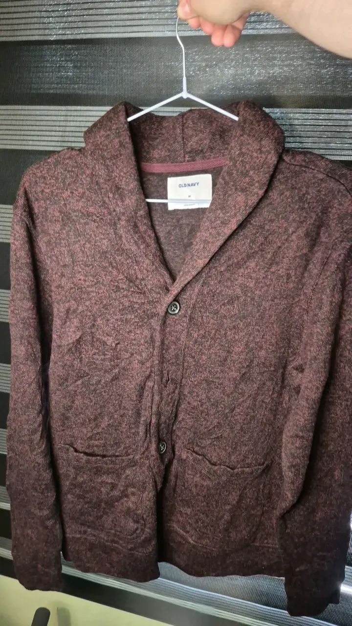 Cardigan de lana marrón Old Navy para hombre - 1
