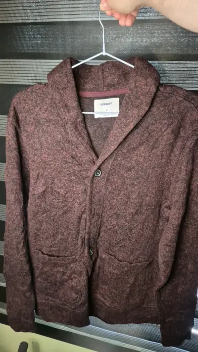 Cardigan de lana marrón Old Navy para hombre - miniatura 1