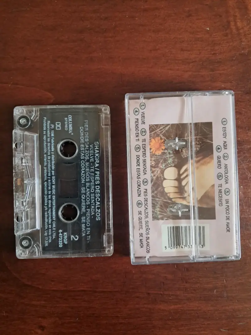 Cassette de música Shakira Pies Descalzos - 2