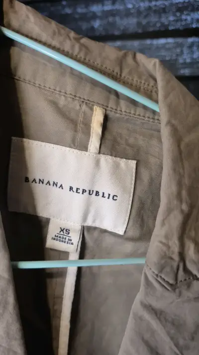 Blazer beige Banana Republic para mujer - miniatura 2
