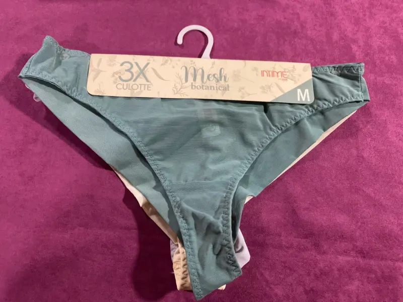 Pack de 3 calzones culotte Intime Mesh talla M