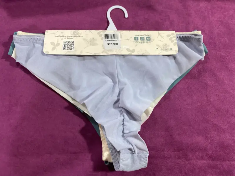 Pack de 3 calzones culotte Intime Mesh talla M - 2