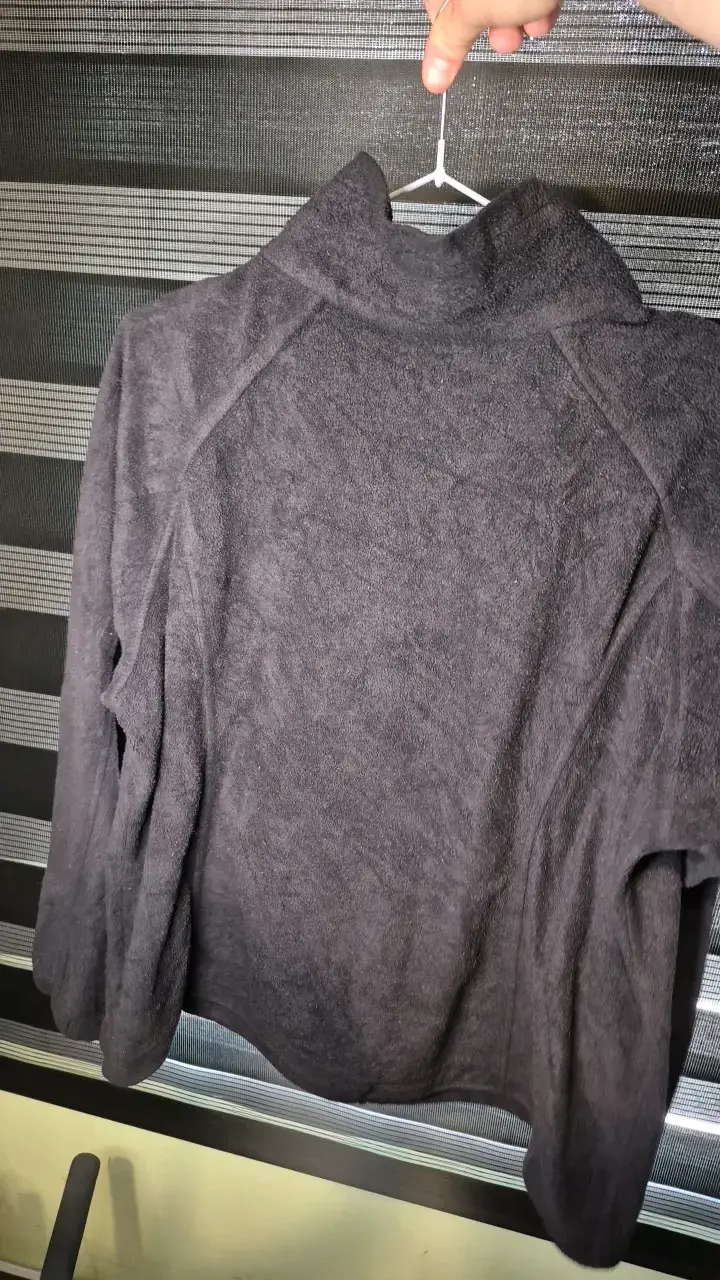 Chaqueta Polar Columbia Negra con Cierre - 3