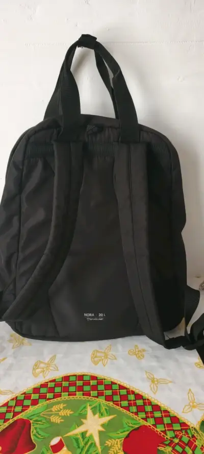 Mochila negra saxoline con bolsillos - miniatura 2