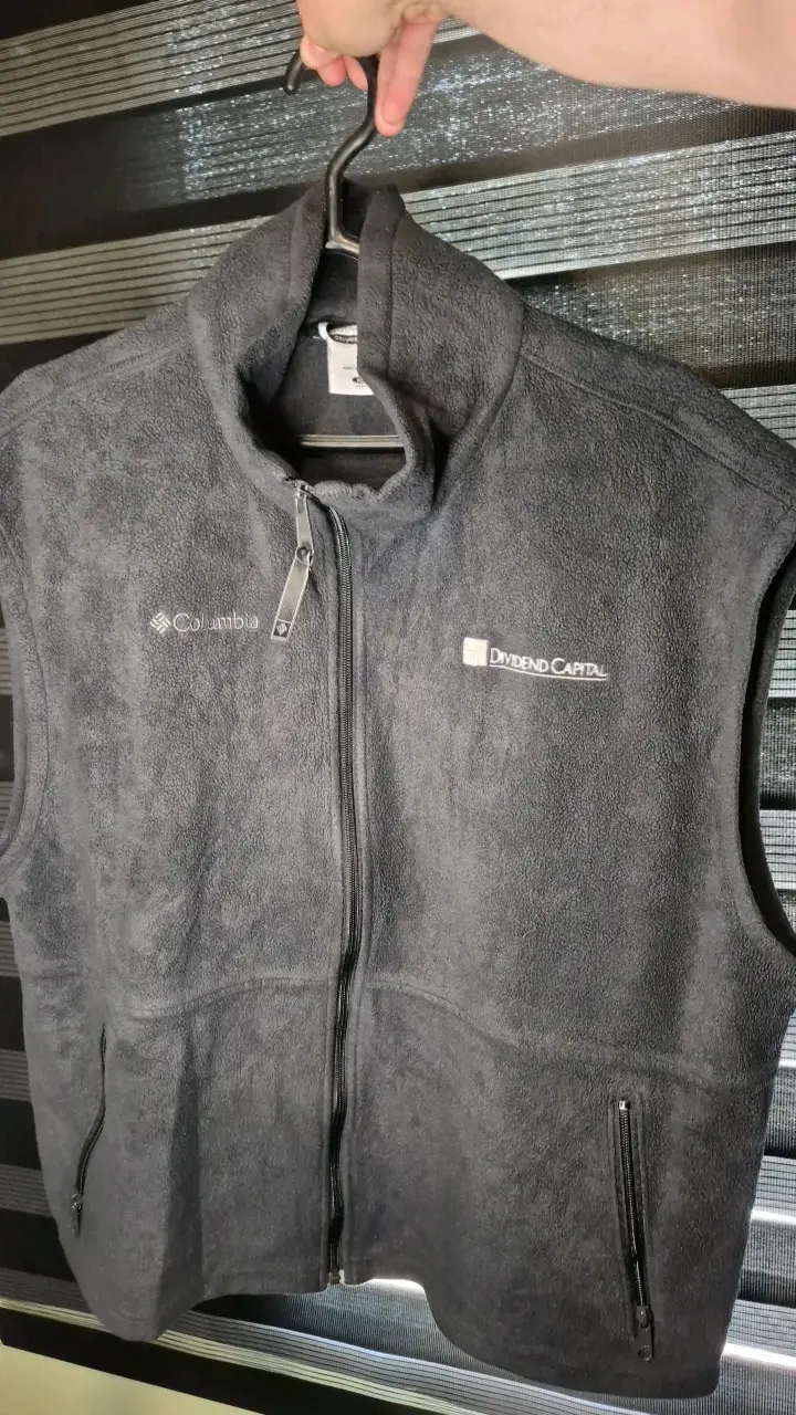 Chaleco polar sin mangas Columbia gris XL - 1