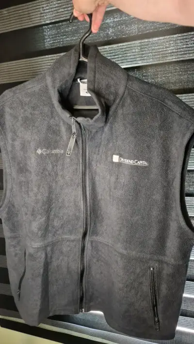 Chaleco polar sin mangas Columbia gris XL - miniatura 1