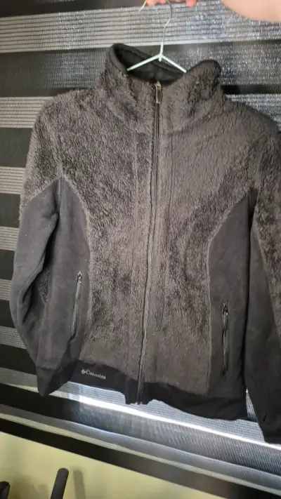 Chaqueta polar negra Columbia para mujer - miniatura 1