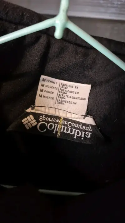 Chaqueta polar negra Columbia para mujer - miniatura 2