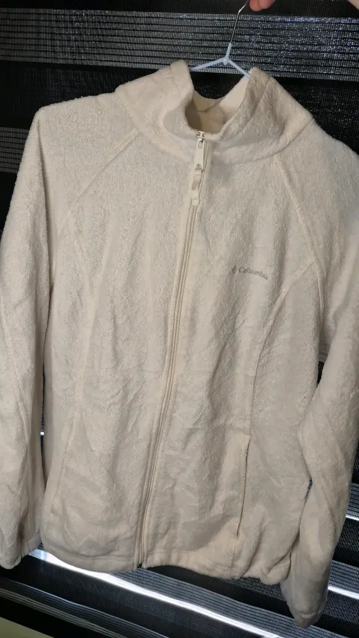 Chaqueta polar Columbia mujer beige - 1