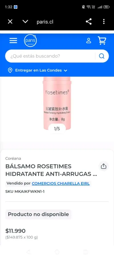Bálsamo Hidratante Antiarrugas Rosetimes - miniatura 2