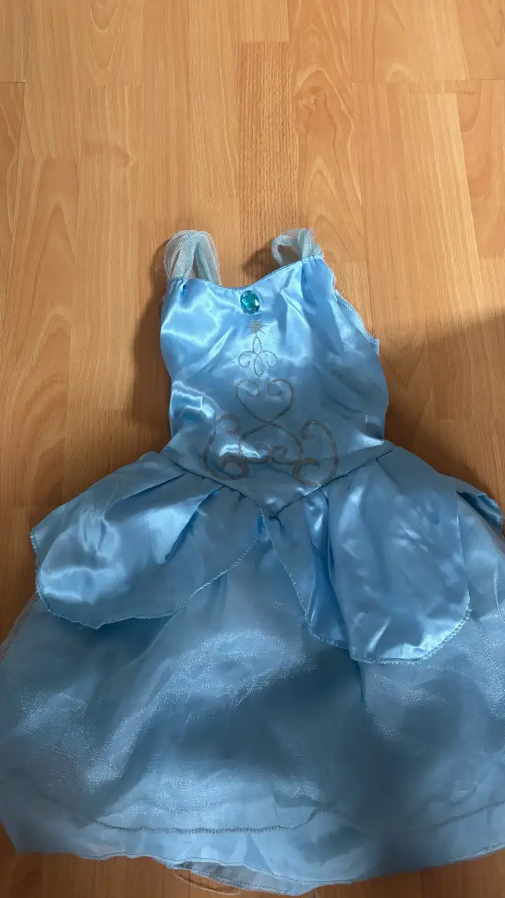 Disfraz de princesa azul para niña