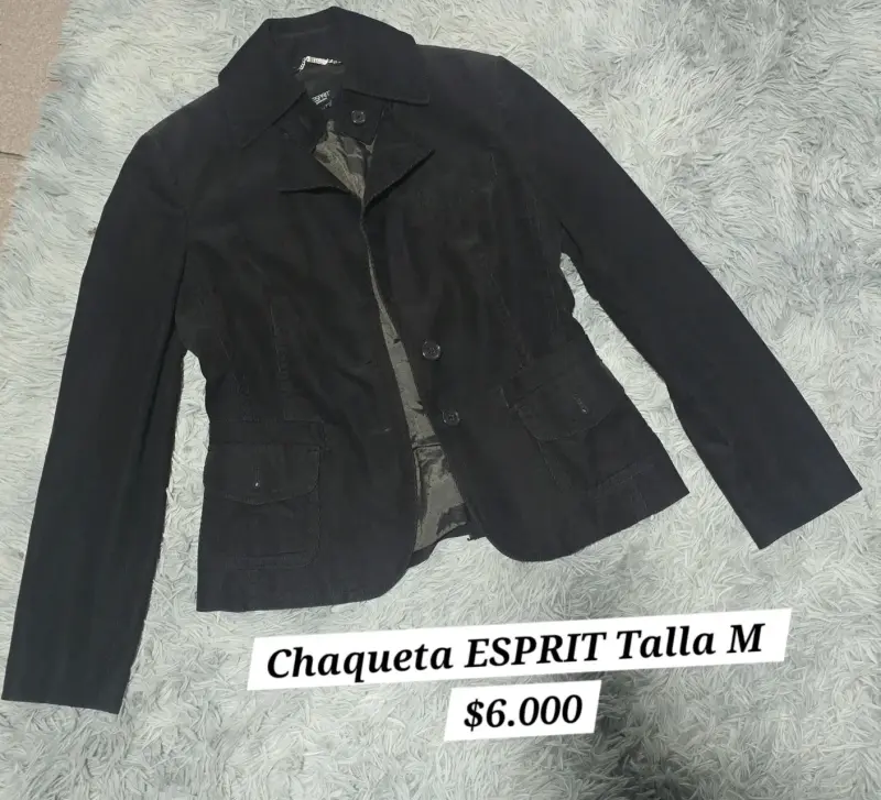Chaqueta negra Esprit talla M