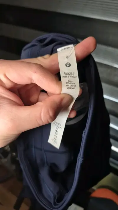 Leggings deportivos Lululemon azul con bolsillo - miniatura 3