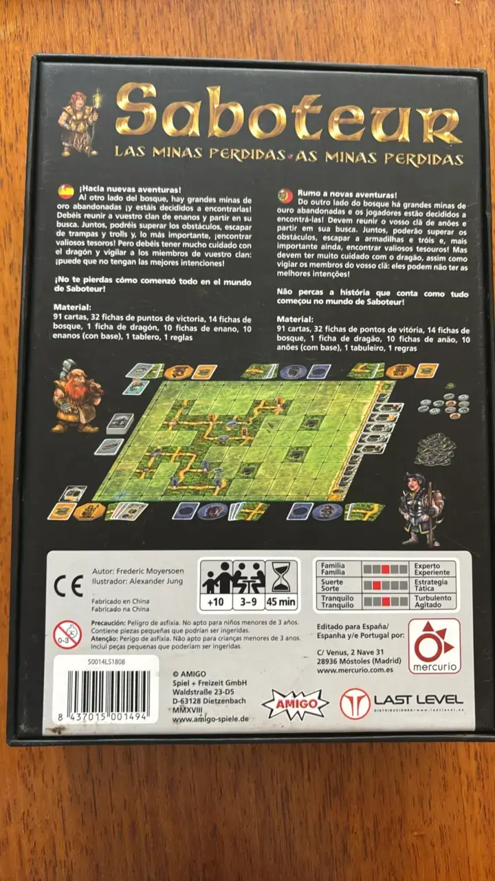 Juego de mesa Saboteur Las Minas Perdidas - 2