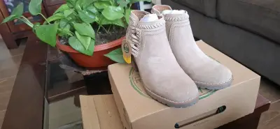 Botines de gamuza beige Panama Jack - miniatura 2