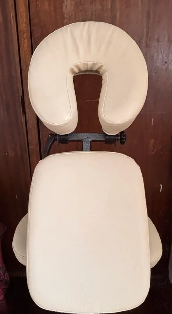 Silla de Masaje Plegable Beige - 3
