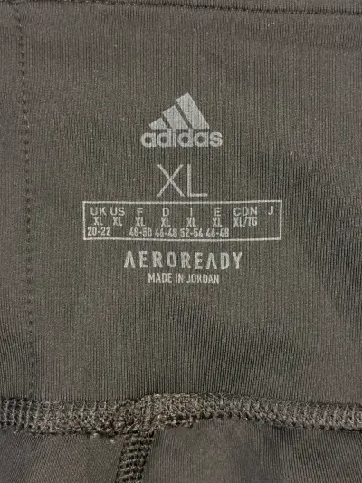 Pantalones deportivos negros Adidas con franjas - miniatura 3