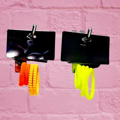Set de coleteros elásticos de colores vivos - miniatura 3