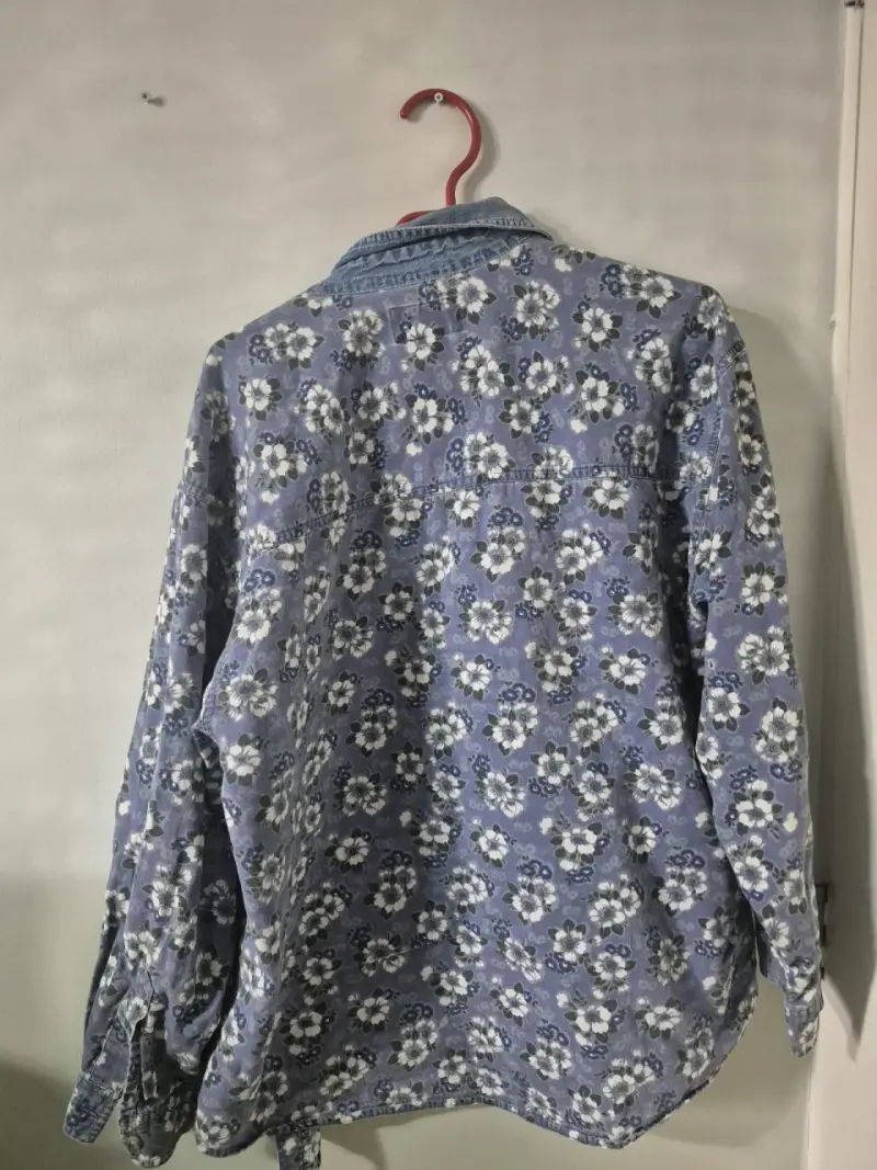 Camisa de mezclilla floral - 2