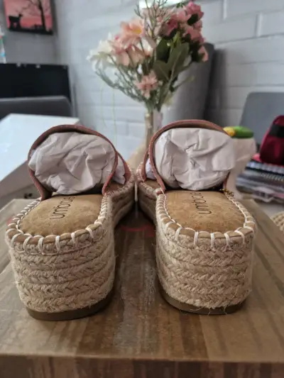 Sandalias de Plataforma Mujer Color Terracota - miniatura 6