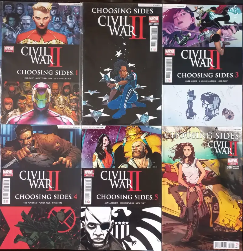Comic Marvel Civil War II en español - 4
